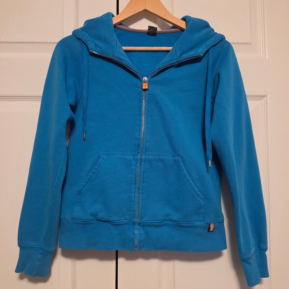 Tna Aritzia Full Zip Hoodie Sweatshirt Blue Size Small